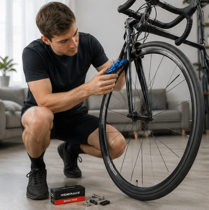 Road Bike Brake Pads – Lightweight Aluminum Alloy C Brake Shoes with Durable Rubber for Reliable Cycling Performance