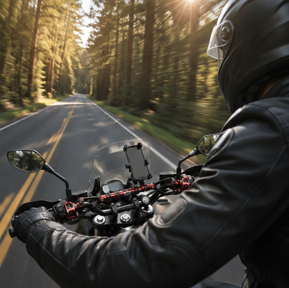 Motorcycle GPS Crossbar Mount – Handlebar Phone Holder and Light Bracket for Honda PCX125 PCX150 PCX160 Touring