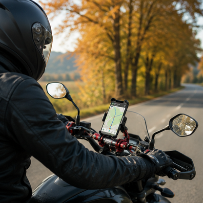 Motorcycle GPS Crossbar Mount – Handlebar Phone Holder and Light Bracket for Honda PCX125 PCX150 PCX160 Touring