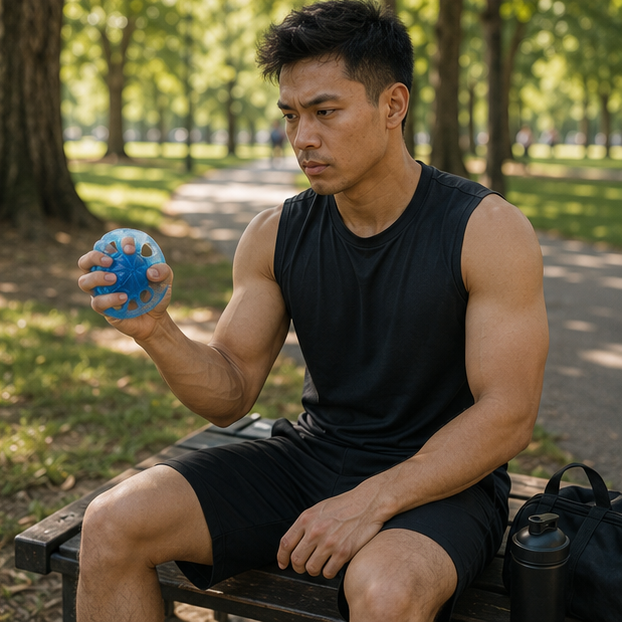 Hand Grip Strengthener – Adjustable Finger and Forearm Exercise Trainer for Muscle Building, Rehabilitation and Sports Performance