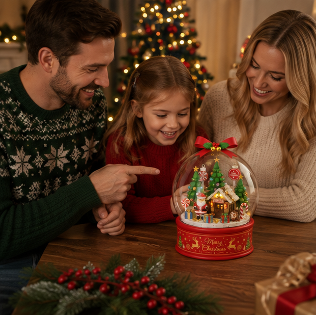 Christmas Tree LED Building Block Set – DIY Mini Brick Holiday Display Toy for Kids, Families and Christmas Decorating Fun