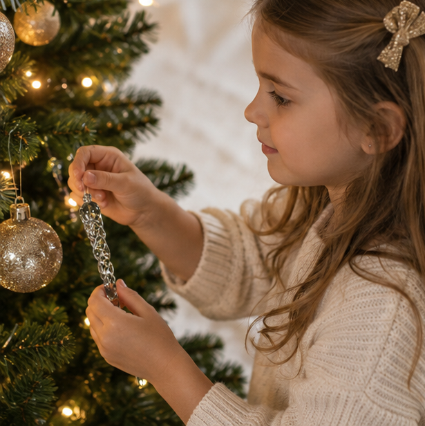 Crystal Snowflake Ornament Set – Clear Hanging Ice Pendants for Christmas Trees, Winter Weddings and Holiday Party Decorations