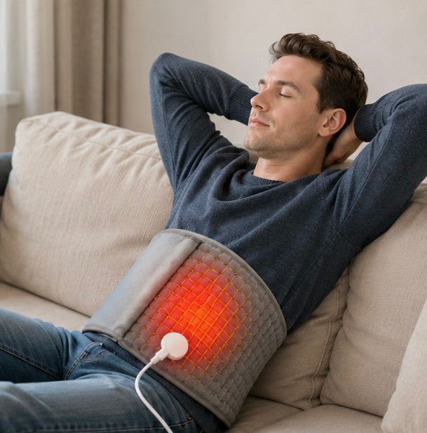 Multifunction Electric Heating Pad Belt - Thermal Wrap for Waist, Back, Abdomen and Pain Relief Support