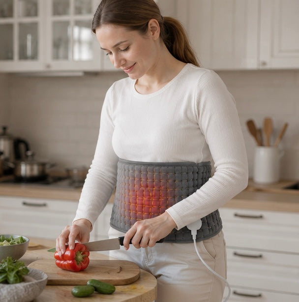 Multifunction Electric Heating Pad Belt - Thermal Wrap for Waist, Back, Abdomen and Pain Relief Support