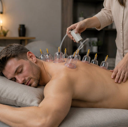 Professional Vacuum Cupping Therapy Set – 32 Piece Body Massage Suction Cups with Hand Pump for Deep Tissue Relaxation