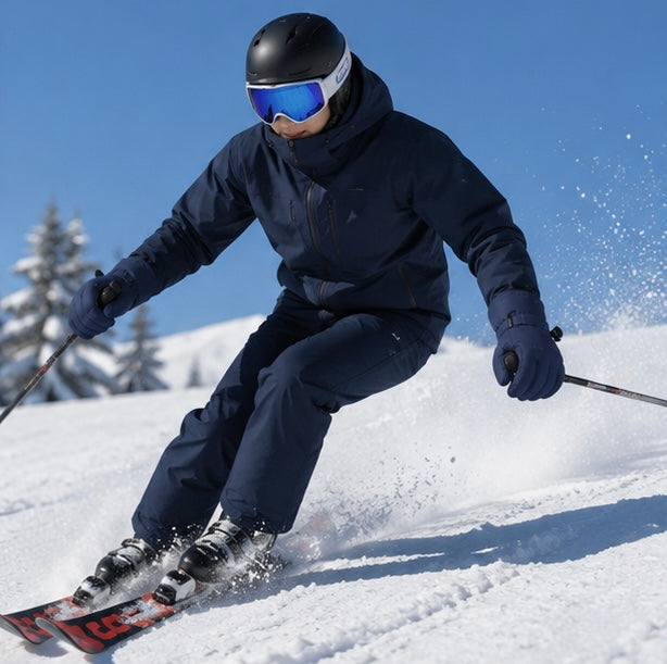 Winter Ski Gloves - Waterproof Windproof Thermal Snowboard and Motorcycle Riding Gloves for Men and Women, Lightweight Cold Weather Protection
