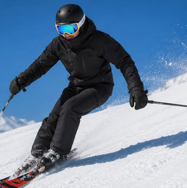 Winter Ski Gloves - Waterproof Windproof Thermal Snowboard and Motorcycle Riding Gloves for Men and Women, Lightweight Cold Weather Protection
