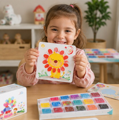 DIY Finger Painting Toy Kit – Montessori Creative Coloring Set for Kids with Graffiti Art Activities and Educational Fun