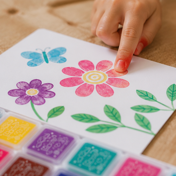 DIY Finger Painting Toy Kit – Montessori Creative Coloring Set for Kids with Graffiti Art Activities and Educational Fun