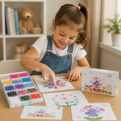 DIY Finger Painting Toy Kit – Montessori Creative Coloring Set for Kids with Graffiti Art Activities and Educational Fun