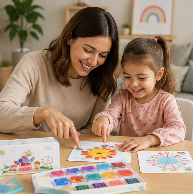 DIY Finger Painting Toy Kit – Montessori Creative Coloring Set for Kids with Graffiti Art Activities and Educational Fun