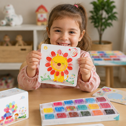 DIY Finger Painting Toy Kit – Montessori Creative Coloring Set for Kids with Graffiti Art Activities and Educational Fun