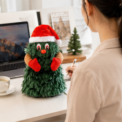 Dancing Christmas Tree Santa Toy – Musical Electric Holiday Figure with Singing, Dancing and Interactive Christmas Entertainment