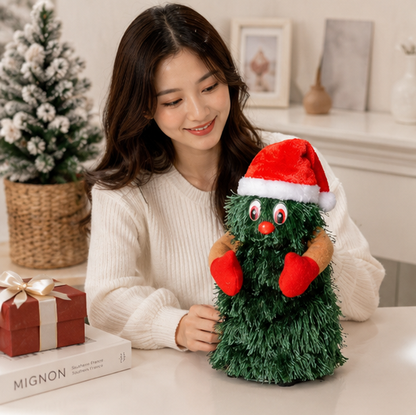 Dancing Christmas Tree Santa Toy – Musical Electric Holiday Figure with Singing, Dancing and Interactive Christmas Entertainment