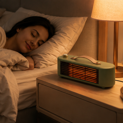 Desktop Electric Space Heater – 800W Adjustable Two Gear Personal Heater for Office Desk and Indoor Warmth