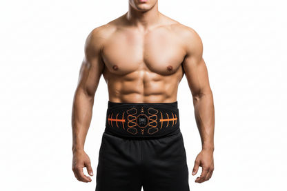Smart EMS Abdominal Toning Belt – USB Rechargeable Muscle Stimulator and Ab Trainer for Core Fitness, Body Toning and Workout Support