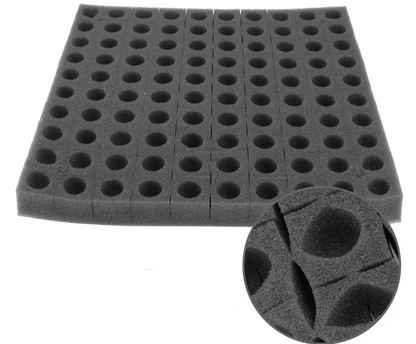 Hydroponic Grow Sponge Set – 100-PieceSoilless Seedling Plugs for Nursery Trays, Vegetable Propagation, Indoor Gardens and Reliable Seed Starting