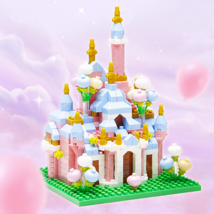 Fairy Tale Castle Building Blocks – Mini Brick Construction Set for Creative Play and Decorative Display