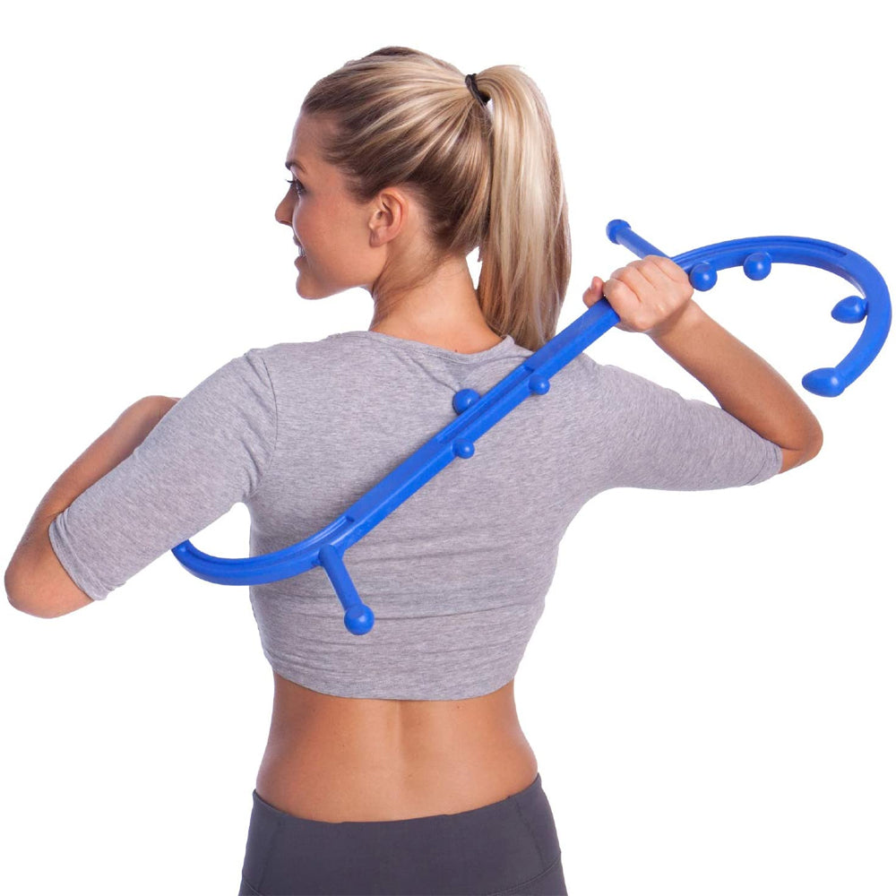 Trigger Point Massage Cane – Deep Tissue Self Massage Hook for Back, Neck, Shoulders and Muscle Pain Relief