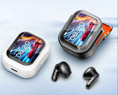 AI Translator Earbuds – 6-in-1 Bluetooth Translation Headphones with LCD Touch Control, iOS Android Support and Long Battery Life for Travel