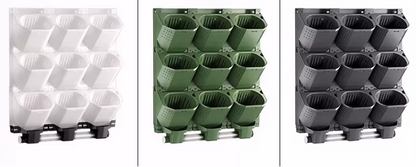 Vertical Wall Planter Box – Single-Hole Indoor Outdoor Flowerpot for Space-Saving Green Walls, Shopping Displays, Home Gardens and Creative Plant Decor
