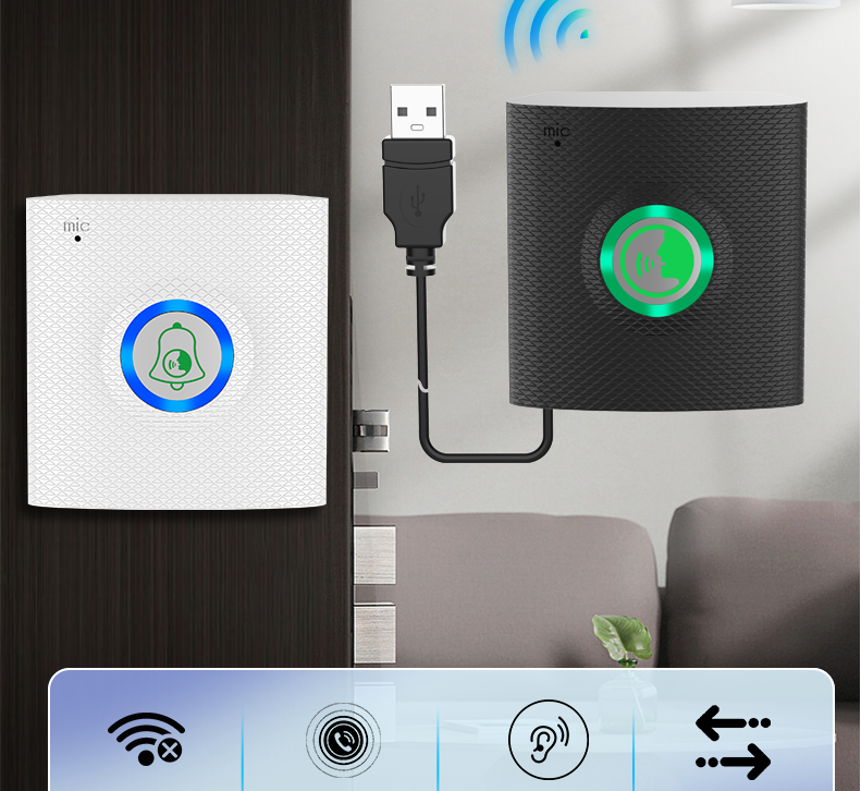 Wireless Indoor Security Camera – HD Night Vision Remote Surveillance Camera with Mobile Phone Viewing for Home Monitoring, Pets, Kids and Caregiving