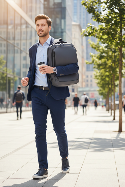 Level II Ballistic Backpack for Men – Large Capacity Protective Travel Bag with Stand-Alone Panel for Everyday Carry and Security