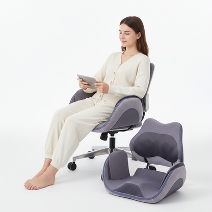 Electric Massage Cushion – 8D Folding Pelvic, Hip and Waist Kneading Massager with Multifunction Relaxation Modes for Comfortable Home Recovery Sessions