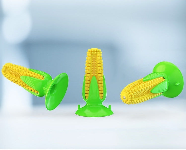 Dog Chew Stick Teething Toy - Squeaky Bite Resistant Pet Toy for Aggressive Chewers, Dental Cleaning and Interactive Fun