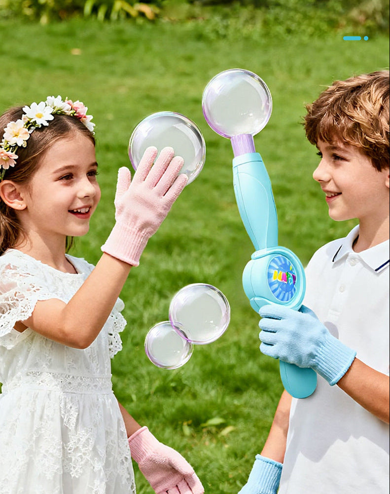 Electric Fog Bubble Machine – Automatic Smoke Bubble Maker with Colorful Lights and Music for Parties, Playrooms and Creative Events
