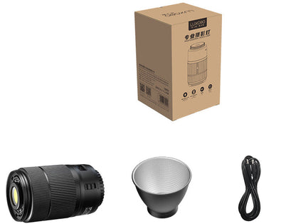 Professional Video Light – 60W Portable LED Photography Lamp with CRI≥95, 2500K–6500K Color Temperature and 37Wh Battery for Studio Streaming