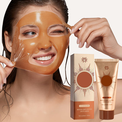 Brightening Peel Off Face Mask - Anti-Blemish Spot Lightening Treatment for Deep Pore Cleansing and Skin Renewal