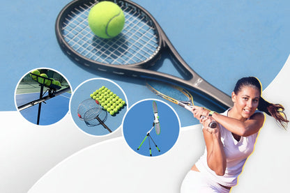 Automatic Tennis Ball Launcher – Remote Control Portable Tennis Training Machine for Solo Practice, Serving Drills and Skill Improvement