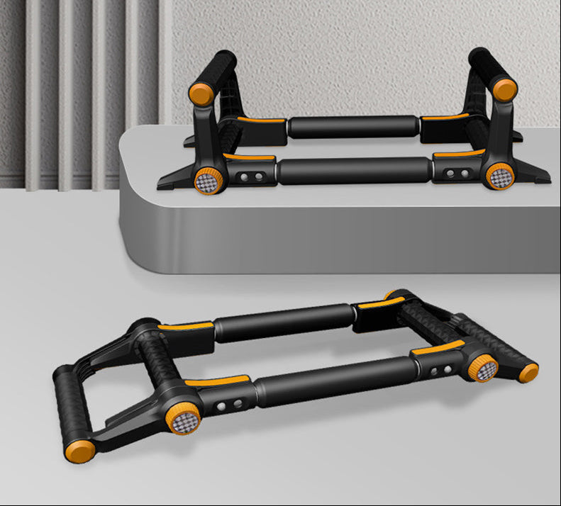 Adjustable Arm Strength Trainer – Push Up Support Frame with Spring Resistance for Home Fitness and Muscle Building