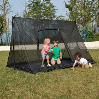 Ultralight Pyramid Mosquito Net Tent – Two-Person Breathable Mesh Shelter for Camping, Hiking and Bug Protection with Lightweight Breeze-Friendly Design
