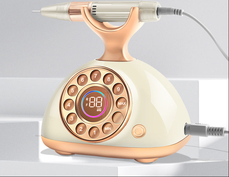 Professional Nail Drill – 35000 RPM High-Power Electric File with Speed Memory for Manicure, Pedicure, Acrylic Removal and Salon Nail Art