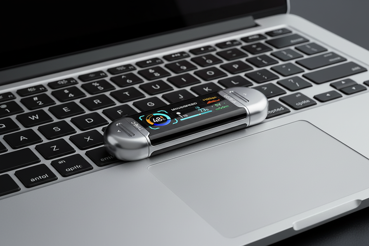 USB 3.2 Gen2 SSD Flash Drive – High Speed Type C Pendrive for iPhone, PC and Large File Storage