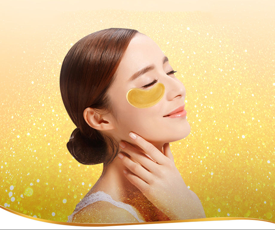 Gold Collagen Eye Mask Patches-Anti Aging Under Eye Treatment for Puffiness Hydration and Dark Circle Reduction