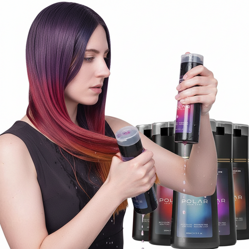 Gray Hair Dye Shampoo – Semi-Permanent Hair Color Treatment for Women and Men with Black, Brown or Purple Shades for Easy At-Home Coverage