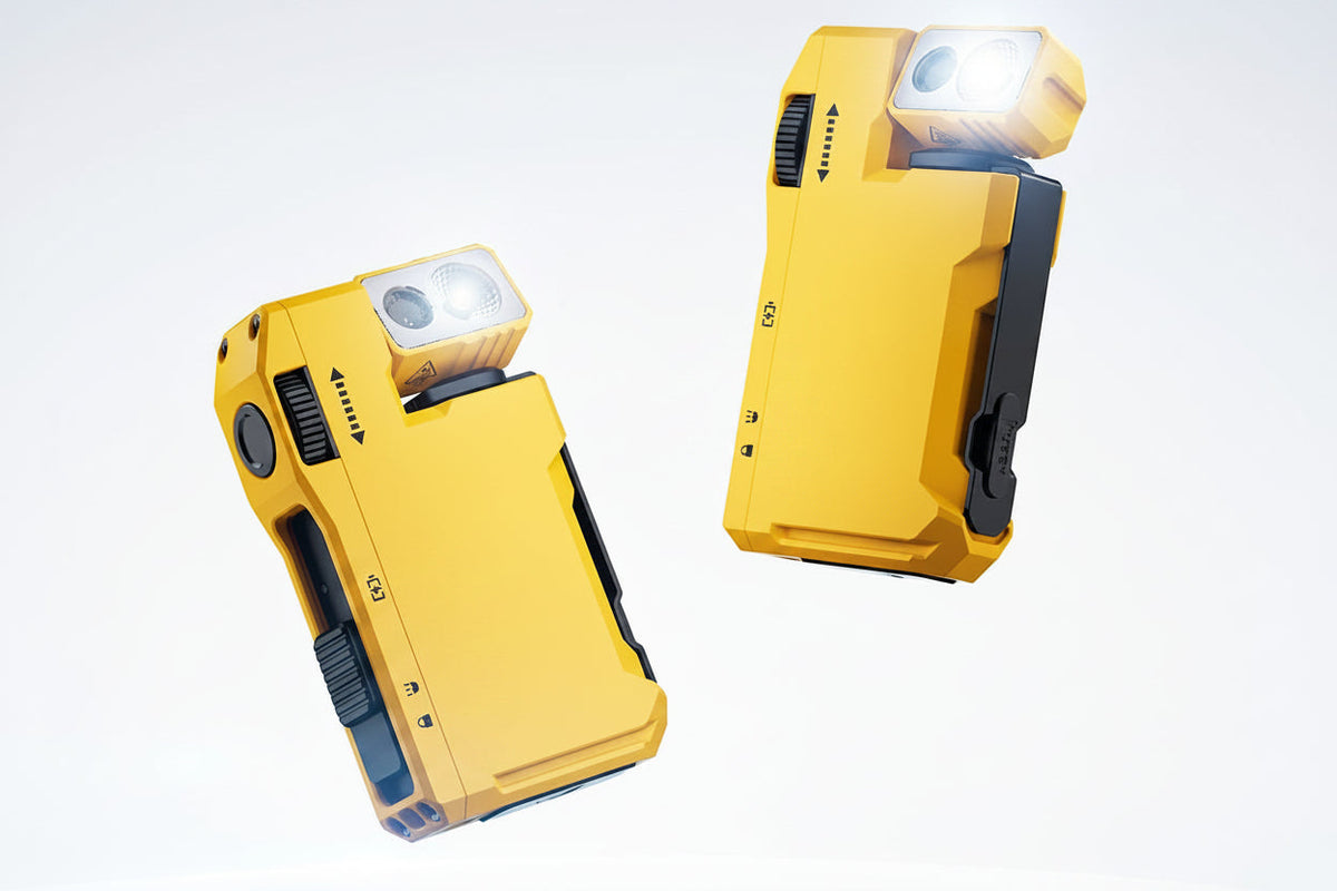Portable Magnetic EDC Flashlight – 400 Lumen USB-C Rechargeable LED Work Light with Strong Magnet for Camping and Emergency Use