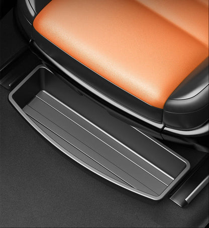Under Seat Car Storage Box – Universal Removable Organizer for Seat-Bottom Accessories, Gadgets and Everyday Vehicle Interior Organization