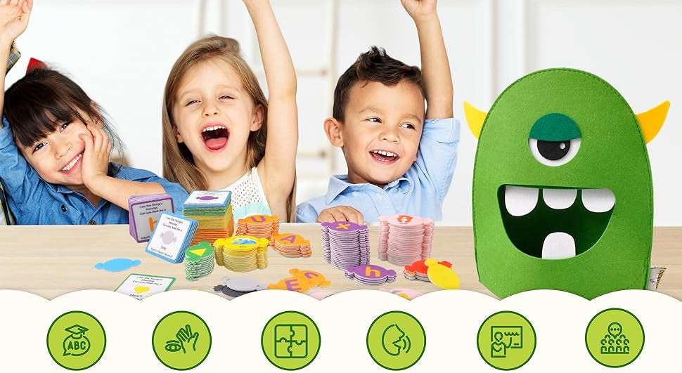 Montessori Alphabet Matching Game - Felt Letter Recognition Learning Toy with Colors, Shapes and Early Educational Activities