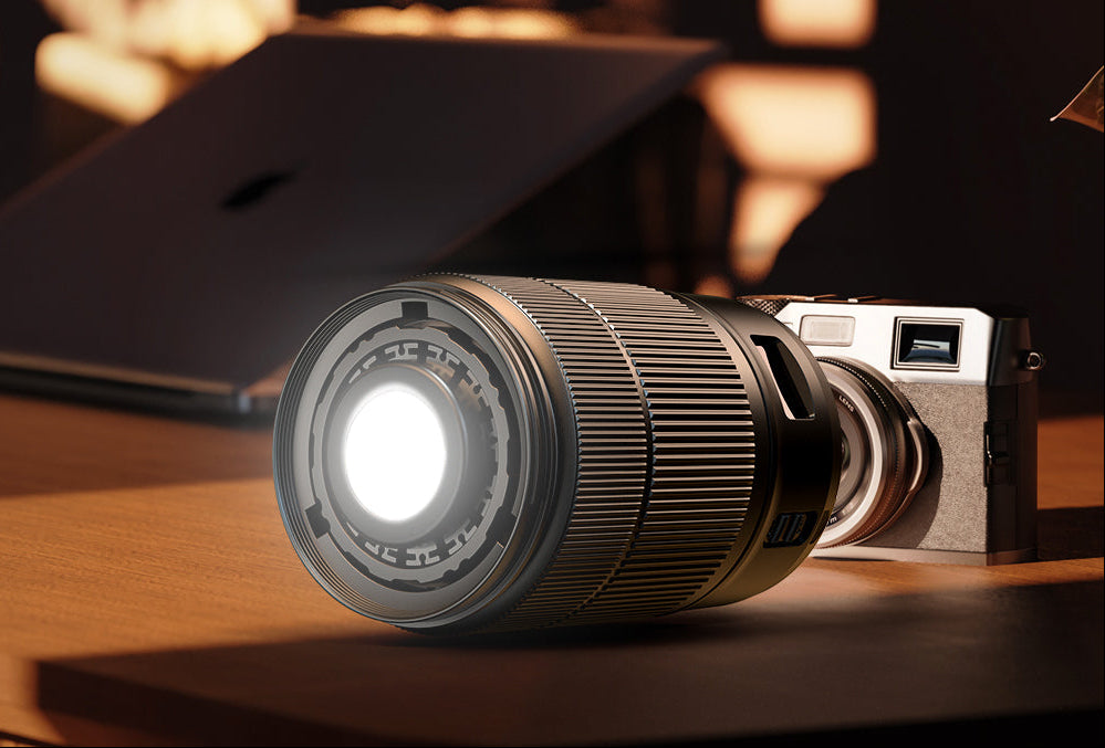 Professional Video Light – 60W Portable LED Photography Lamp with CRI≥95, 2500K–6500K Color Temperature and 37Wh Battery for Studio Streaming