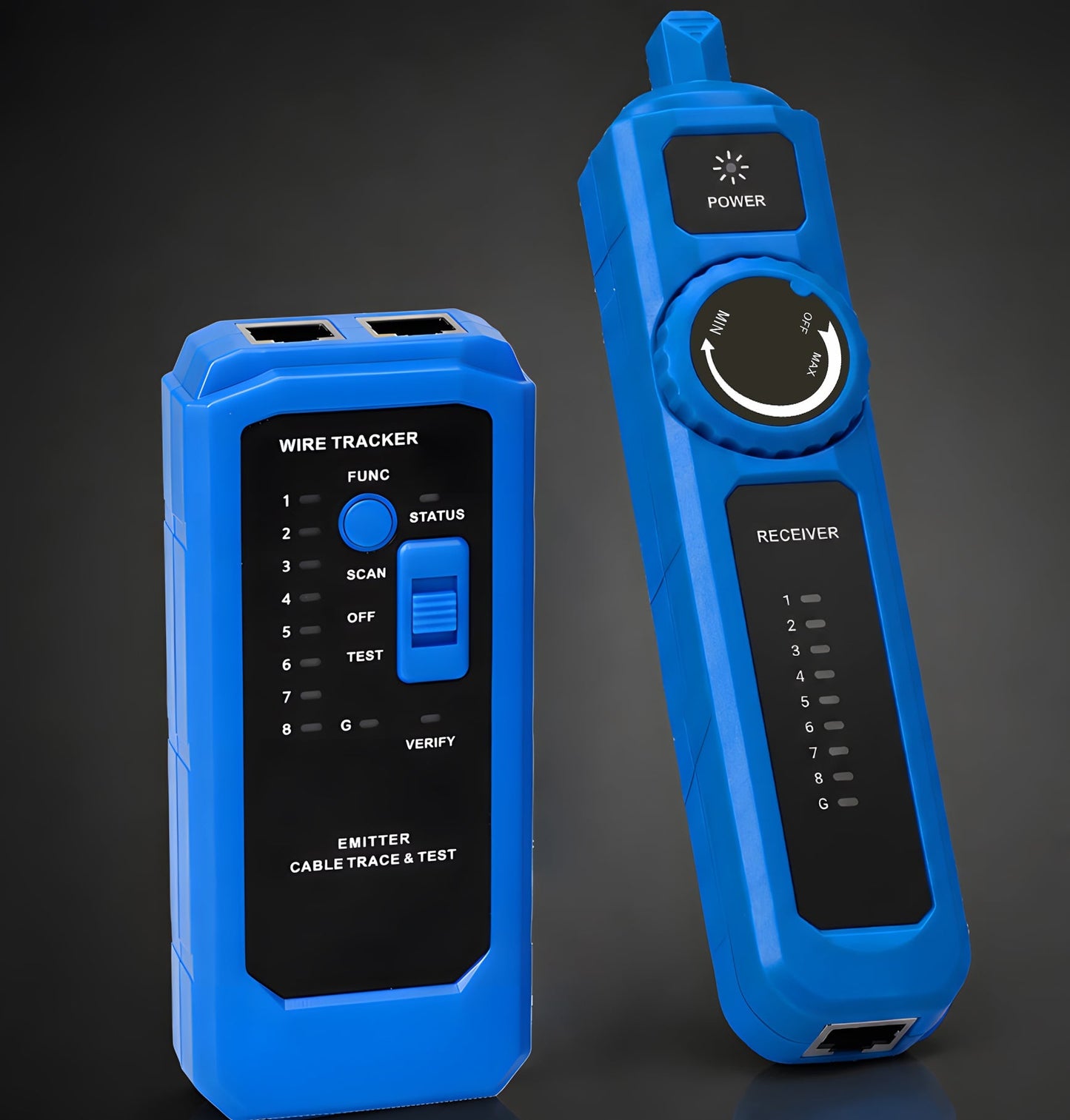 Anti-Burn Wire Tracker – RJ45 RJ11 Network Cable Tester and Line Locator for CAT5 CAT6 LAN and Telephone Repair Troubleshooting