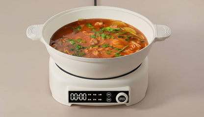 Multifunction Electric Hot Pot – 5L Steam Cooker Frying Pan and Kitchen Cooking Pot for Convenient Family Meals.