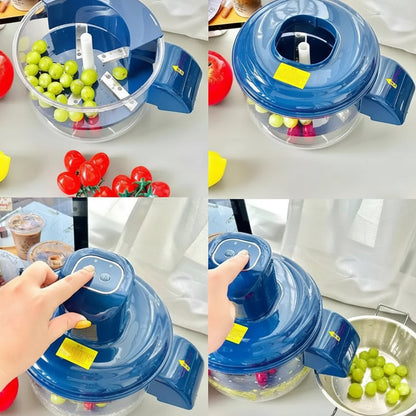 Automatic Electric Grape Peeler Machine - Hands Free Fruit Peeling Tool for Grapes, Berries and Food Preparation