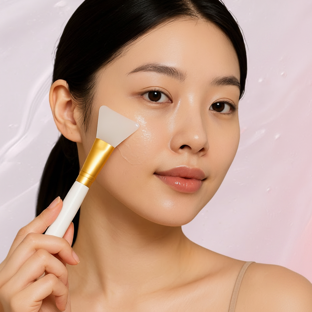Collagen Wrapping Face Mask Set – Rejuvenating Korean Skincare Treatment with Brush for Hydration, Brightening, Elasticity and Glowing Skin