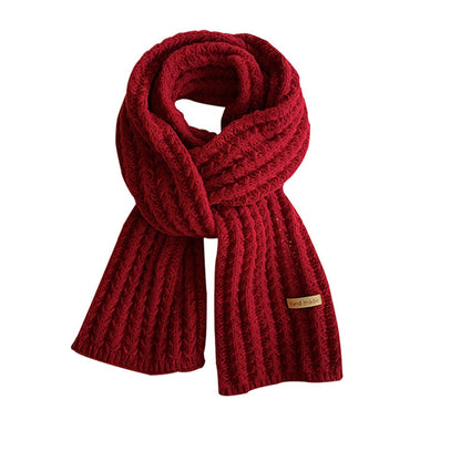 Chunky Knit Winter Scarf – Thick Cable Knit Wrap for Men and Women with Cozy Warmth and Stylish Cold Weather Protection