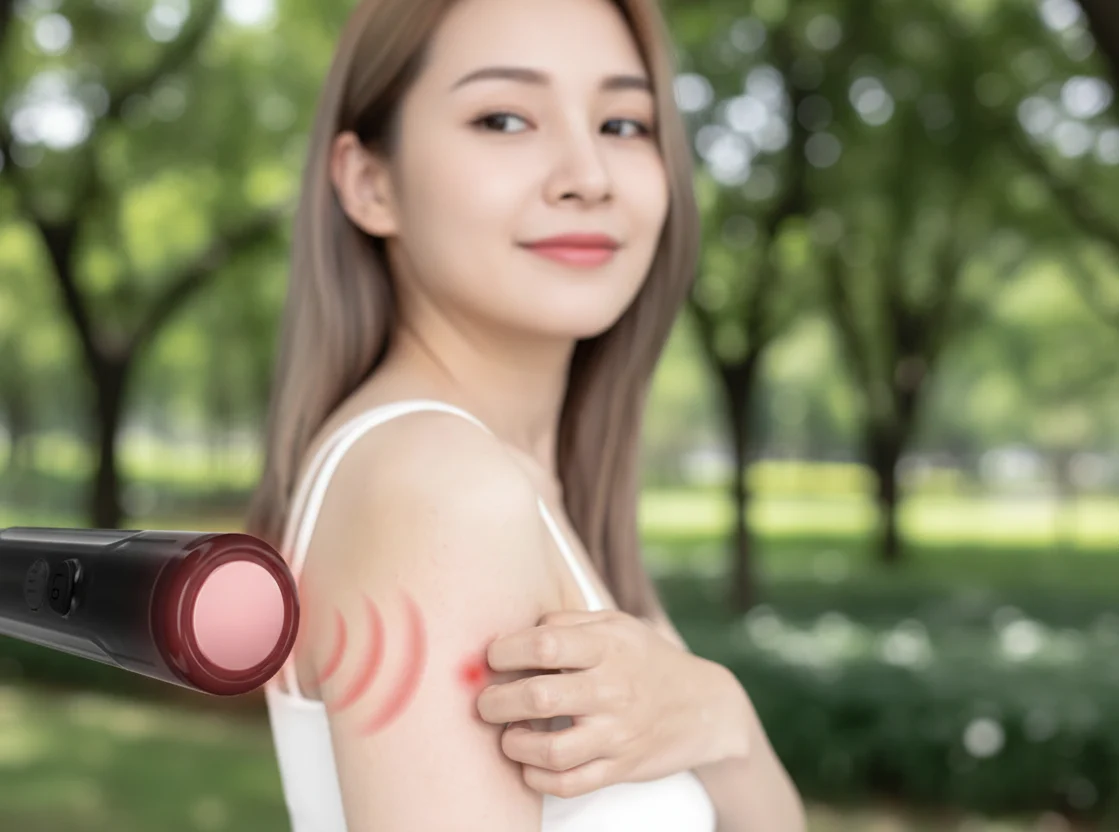 Portable Mosquito Bite Healer – USB-C Rechargeable 12g Itch Relief Device for Hiking, Camping, Trekking, Running and Outdoor Travel