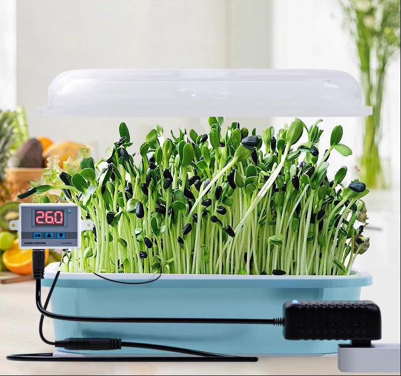 Thermostatic Seed Germination Box – Constant Temperature Nursery Pot Incubator for Wheatgrass, Vegetables, Sprouting Seeds, Indoor Gardening